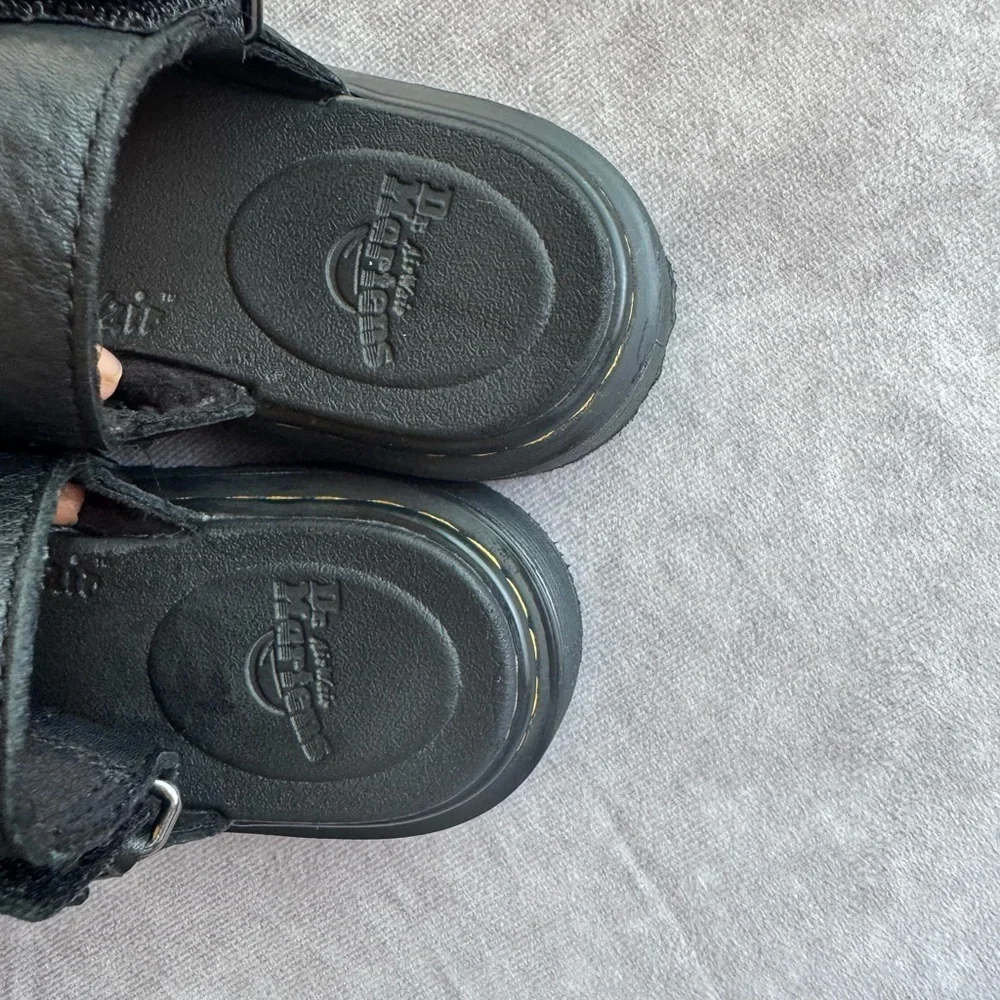 Dr. Martens Black Kids Sandals